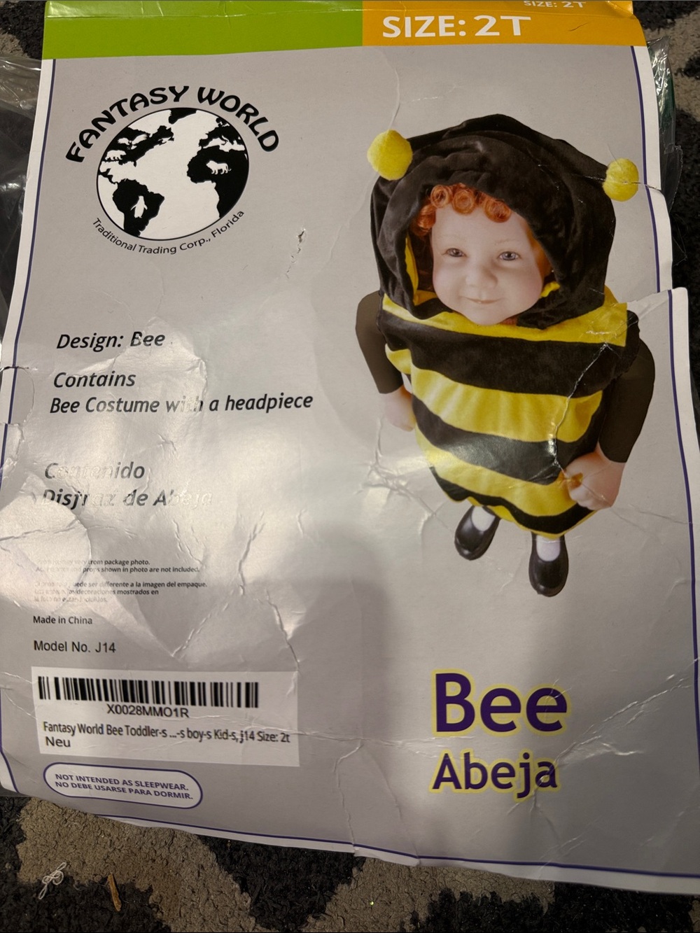 Bumble bee costume